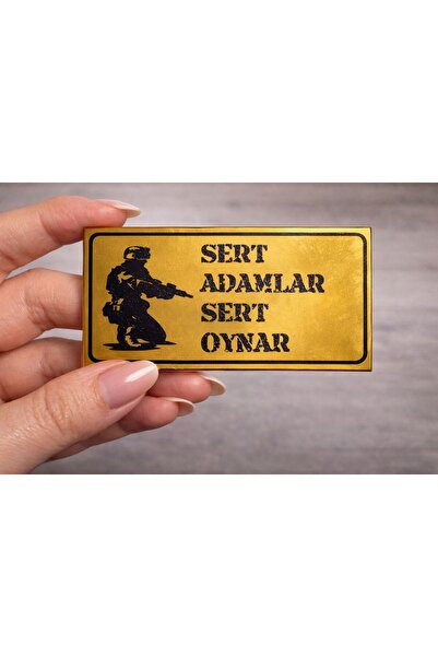 Outdoor One SERT ADAMLAR SERT OYNAR - Gold PEÇ - Arma - Askeri Patch