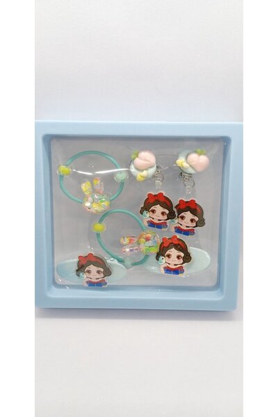 ndjewelry Child patterned earring buckle set
