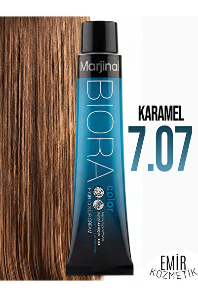 Marjinal Biora Saç Boyası - 7.07 Karamel + Pierra Oksidan 60 ml