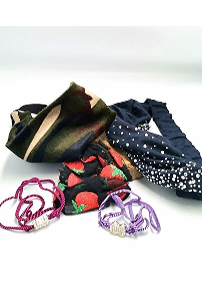 Monalisa Home Crown Buckle Bandana Set - Colorful and Patterned