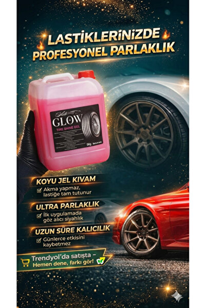 autoglow 5KG JEL LASTİK PARLATICI