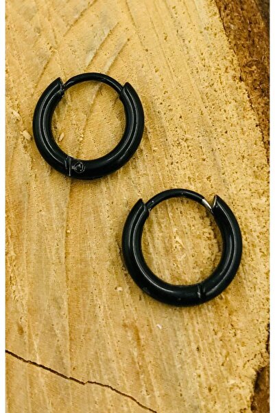 Monalisa Home Silver Color 1 cm Figured Steel Earrings