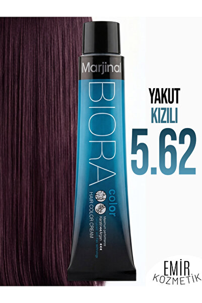 Marjinal Biora Saç Boyası - 5.62 Yakut Kızılı + Pierra Oksidan 60 ml