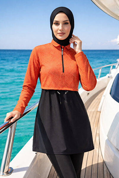 trendlina Esila Σετ μαγιό με κάλυψη μπροστά, ρυθμιζόμενη μέση, ελαστικό λύκρα...