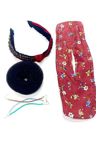 Monalisa Home Colorful Patterned Crown Buckle Bandana Set