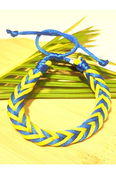Monalisa Home Drawstring Yellow Navy Blue Bracelet
