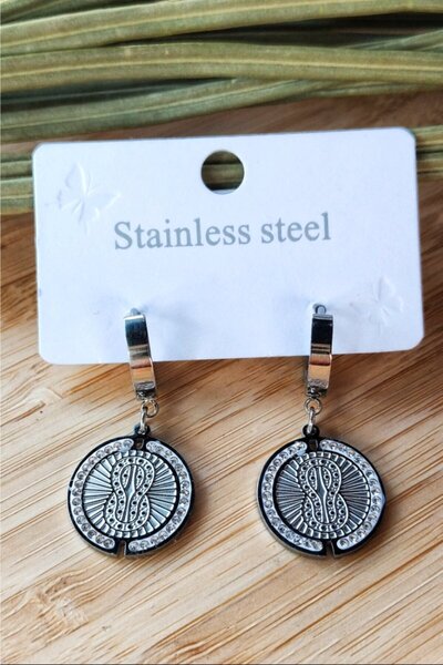 Monalisa Home Luxurious Figured Flashy Glitter Earrings