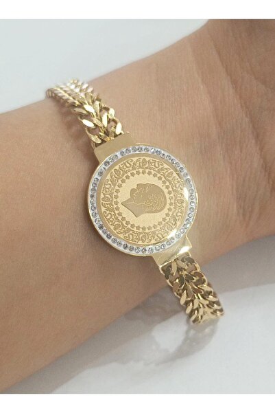 Monalisa Home Luxury Gold Color Bracelet with Showy Figure