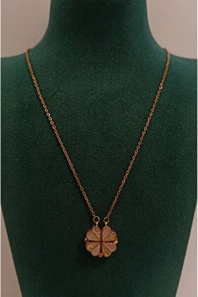 Monalisa Home Luxury Gold Color Flower Figured Flashy Necklace