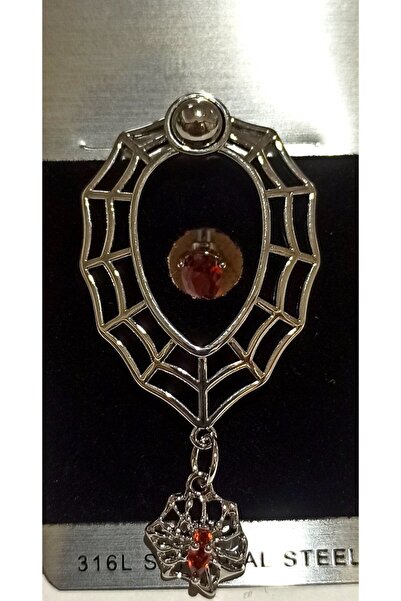 Monalisa Home Silver Color Luxurious Figured Flashy Belly Piercing