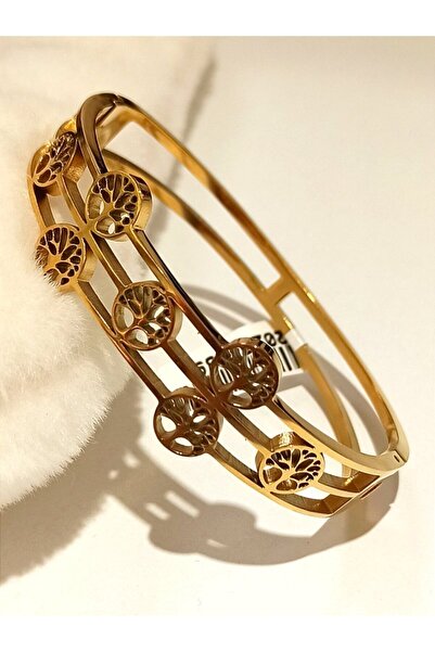 Monalisa Home Gold Color Luxurious Figured Ornate Bracelet
