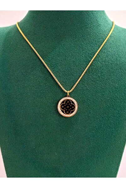 Monalisa Home Gold Color Luxury Figured Showy Necklace