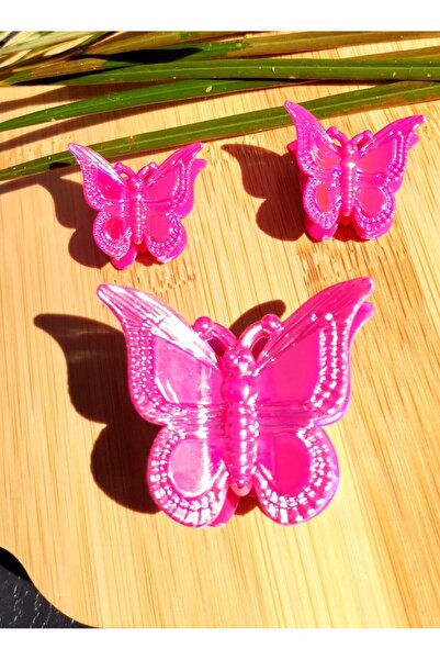 Monalisa Home Luxurious Figured Triple Butterfly Pinch Buckle
