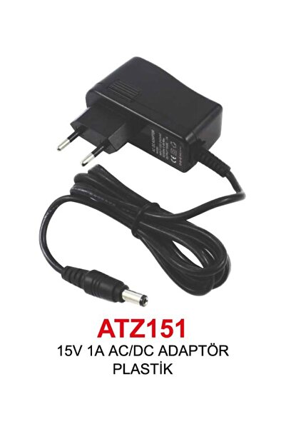 Herz 15V 1A AC/DC ADAPTÖR PLASTİK