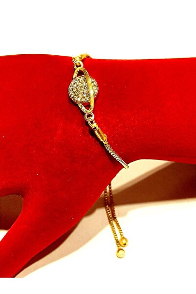 Monalisa Home Gold Color Luxurious Figured Flashy Adjustable Bracelet