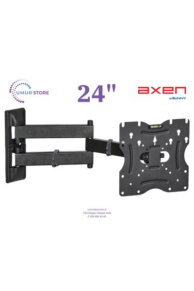 Axen AX24LEDI262C-S 24 inç / 22”- 49” Lcd Led Televizyon Hareketli Duvar Askı...