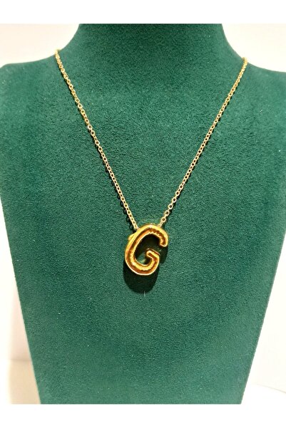 Monalisa Home Gold Color Luxury Figured Showy Letter Necklace
