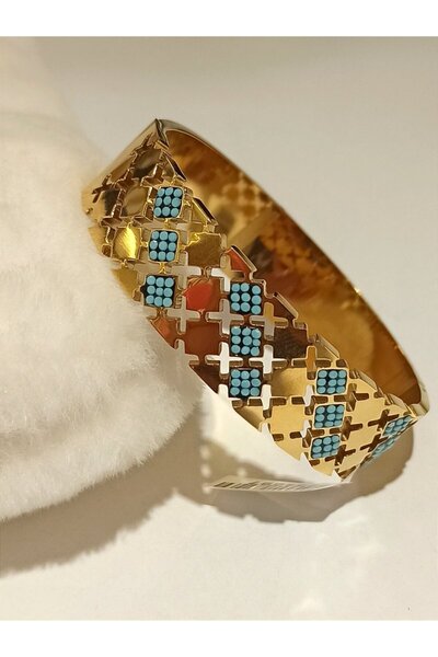 Monalisa Home Gold Color Luxurious Figured Ornate Bracelet