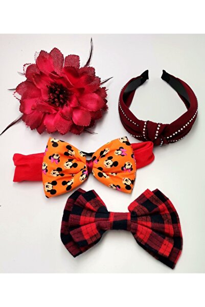 Monalisa Home Colorful Patterned Crown Buckle Bandana Set