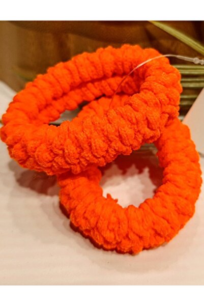 Monalisa Home Luxurious Figured Orange Rubber Buckle