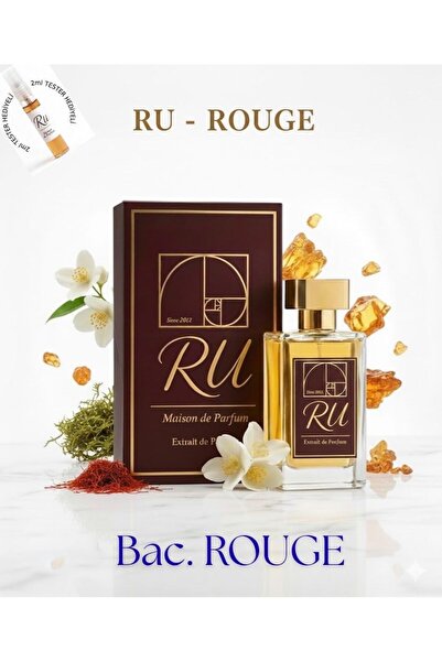 Ru Maison de Parfum ​RU Rouge Unisex Parfüm Kalıcı Extrait de Niche Parfum