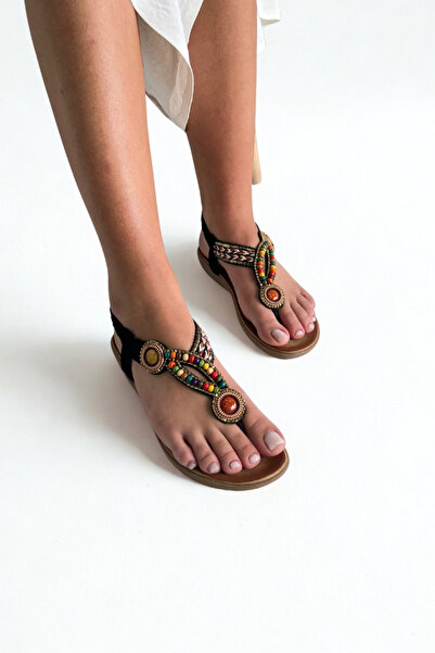 inizio Sandale de damă Flip Flops Black Stone EW7056