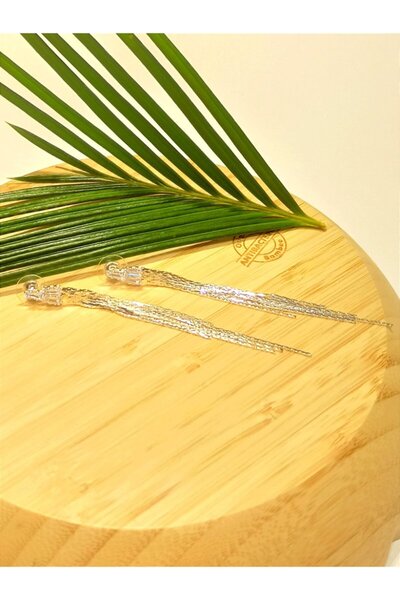 Monalisa Home Luxury Silver Color Stone Evening Dress Earrings