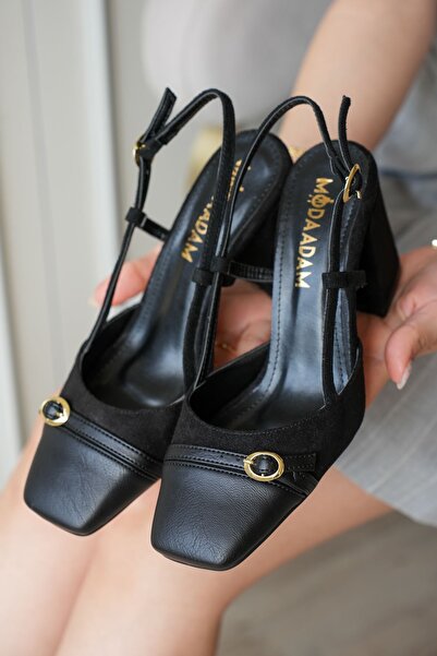 MODAADAM Γόβες με ψηλό τακούνι - Μαύρο - Μεσαία τακούνια (5-9 cm)