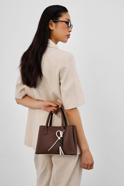 Shule Bags Ivy Kombine City Handbag and Crossbody Bag Bitter Brown