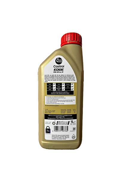 CASTROL Edge 0W-20 LL 1 Litre Motor Yağı