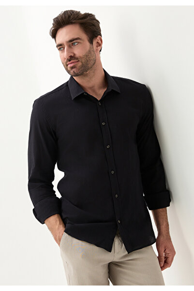 muzzo jeans Πουκάμισο - Μαύρο - Casual