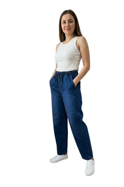 ModaYaren Παντελόνι Παλάτσο Καλοκαιρινό Τζιν