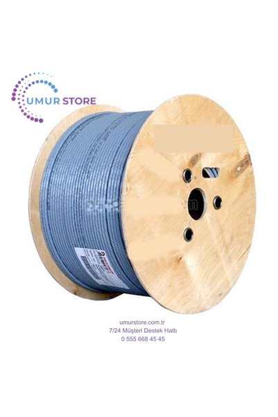 Herz Cat6 4X2X23 Awg Halojen Free Cat6 Kablo 50 Metre