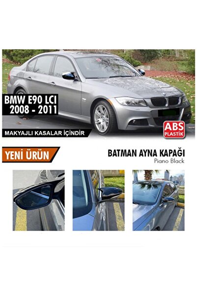 Genel Markalar Bmw E90 Yarasa Ayna Kapağı Piano Black Parlak Siyah