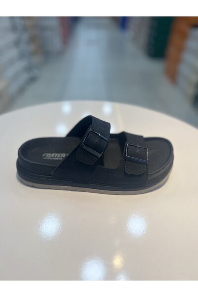 Alphus Ανδρικές παντόφλες Foxter με διπλή πόρπη Eva Sole