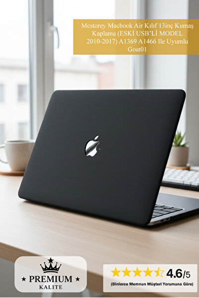 Mcstorey Macbook Air Kılıf 13inç Kumaş Kaplama (ESKİ USB'Lİ MODEL 2010-2017) ...