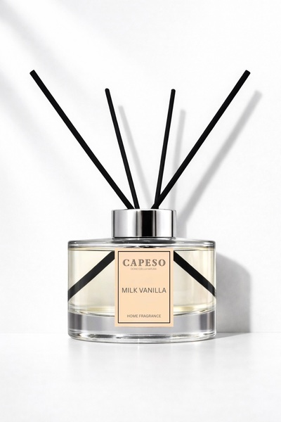 Capeso Milk Vanilla 150 ml Çubuklu Oda Kokusu | Tatlı, Sıcak ve Konforlu