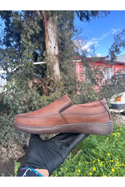 Liarca Men's Local Leather Casual Brown Shoes – Modern and Comfortable Design
