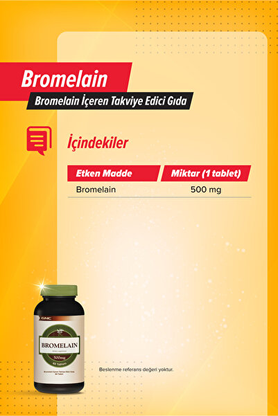 GNC GNC Bromelain – 60 Tablet