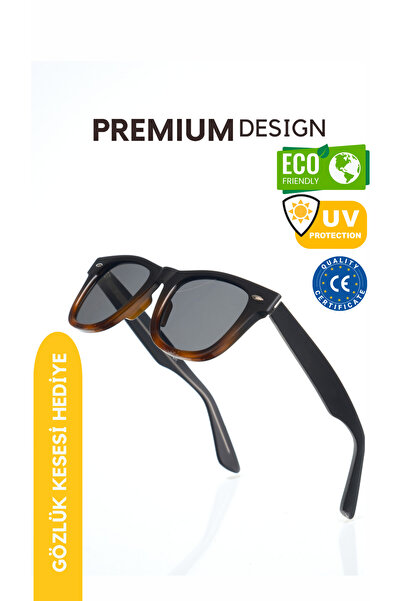 WATCHOFROYAL ROYAL EYEWEAR RE6802 LEOPAR  SİYAH UNISEX GÜNEŞ GÖZLÜĞÜ