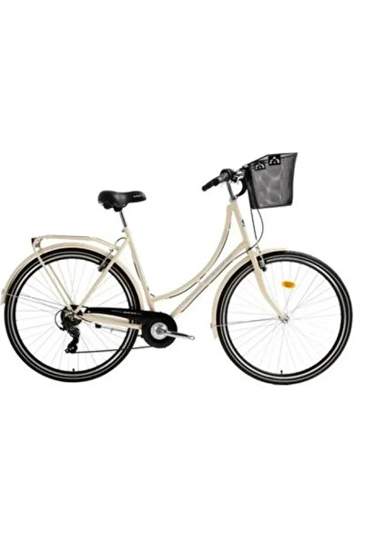 Bisan BİSAN PARADISE S KADIN ŞEHİR BİSİKLETİ 56CM V 28 JANT 7 VİTES KREM SİYAH