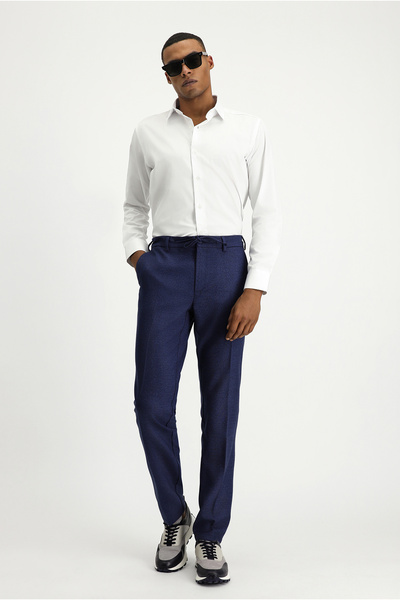 Kiğılı 7 Drop Super Slim Fit Eksra Dar Kesim Beli Lastikli İpli Desenli Likra...