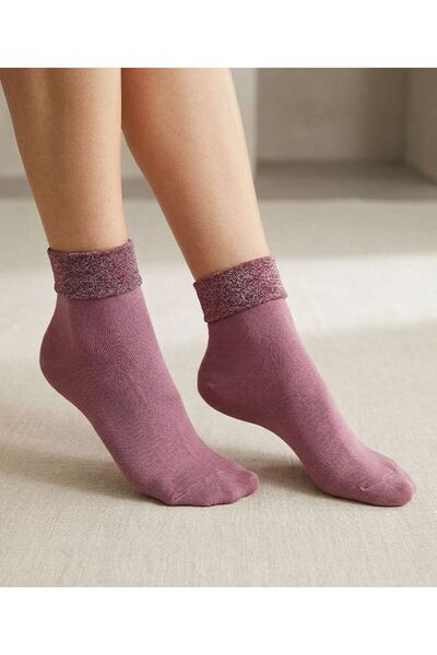 Bross Glittery Curved Terry Κάλτσες