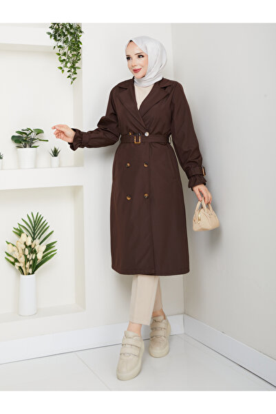 RACE FASHİON Καμπαρντίνα με διπλό γιακά με αδιάβροχη ζώνη RC1103013