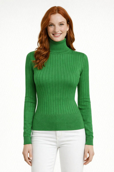 Neden Tekstil Πλεκτό πουλόβερ με μακρυμάνικο κορδόνι με ζιβάγκο