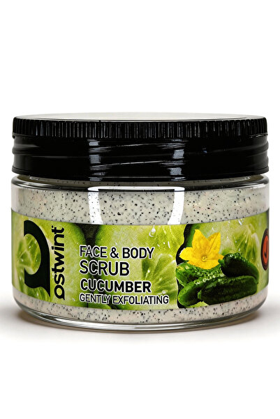 Ostwint Yüz Ve Vücut Peeling Scrub Salatalık 300ml Cilt Temizleyici Pürüssüzl...
