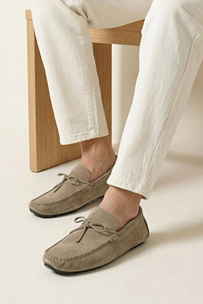 Ziya , Men's Genuine Leather Casual Shoes 1611065Ze07912 Sand