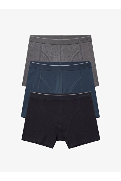 Blackspade Ανδρικά Boxer 3 Pack Tender Cotton 9673 - Μαύρο Antra Melange Anth...