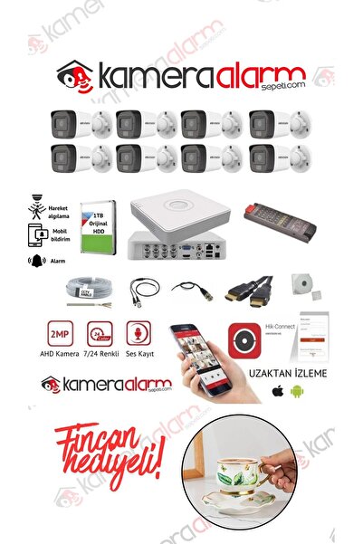 Hikvision Haıkon 8 Kameralı Güvenlik Kamera Hazır Set