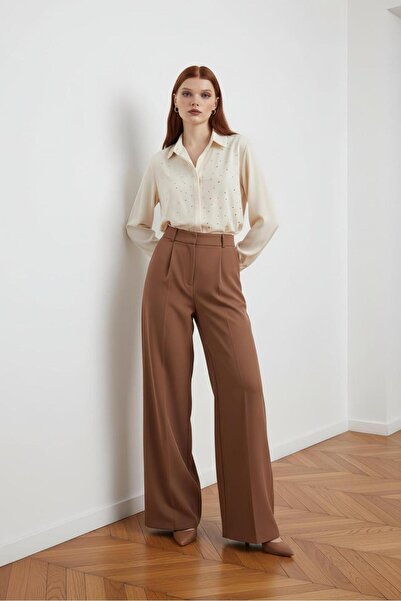 PERA MODA Γυναικείο πουκάμισο γραφείου με μακριά μανίκια που δεν δείχνει μεγά...